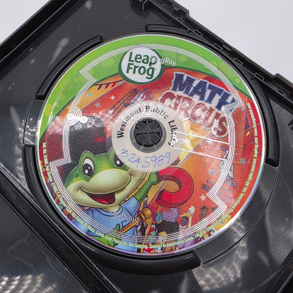 LeapFrog Math Circus DVD Kids Educational Learning Numbers Counting - Picture 3 of 3